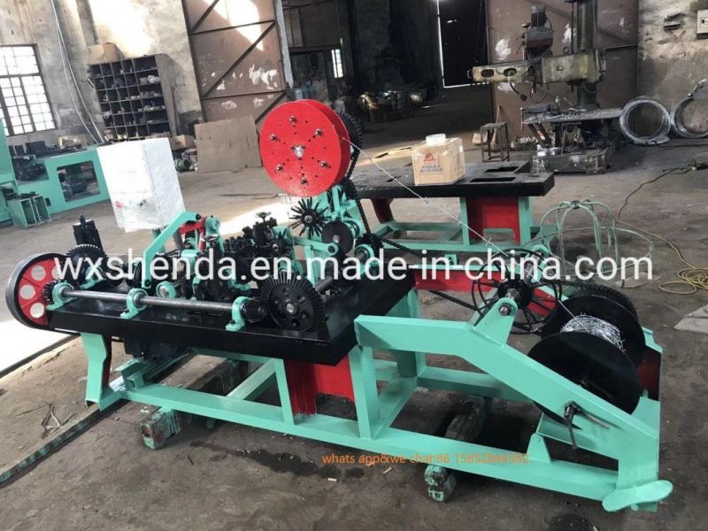 High Capacity Barbed Wire Making Machine, Double Twist Barbed Wire Making Machine