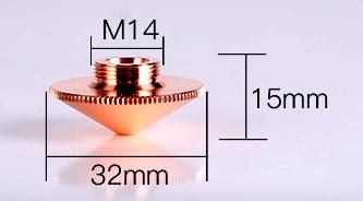 Metal Fiber Laser Cutting Nozzle for Engraving Machine Parts Price