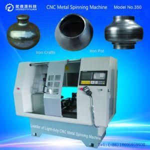 Mini Automatic CNC Metal Spinning Machine for Motorcycle Parts (Light-duty 350B-14)