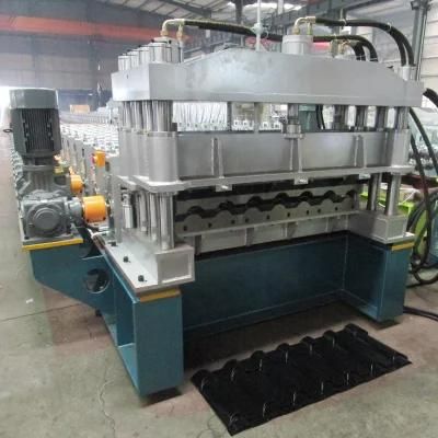 PLC Control Nigeria Aluminum Sheet Step Tile Forming Machine