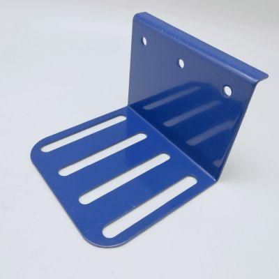 OEM Factory Galvanized Stainless Steel Sheet Metal Blue Bracket Parts