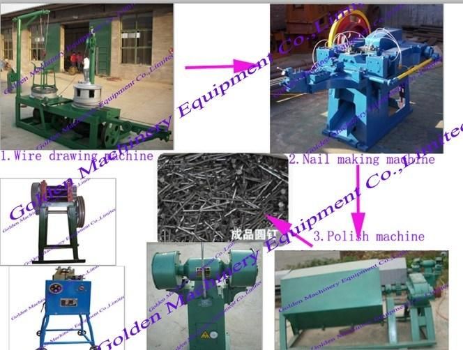 Automatic Professional Wire Steel Nail Production Line Making Machine