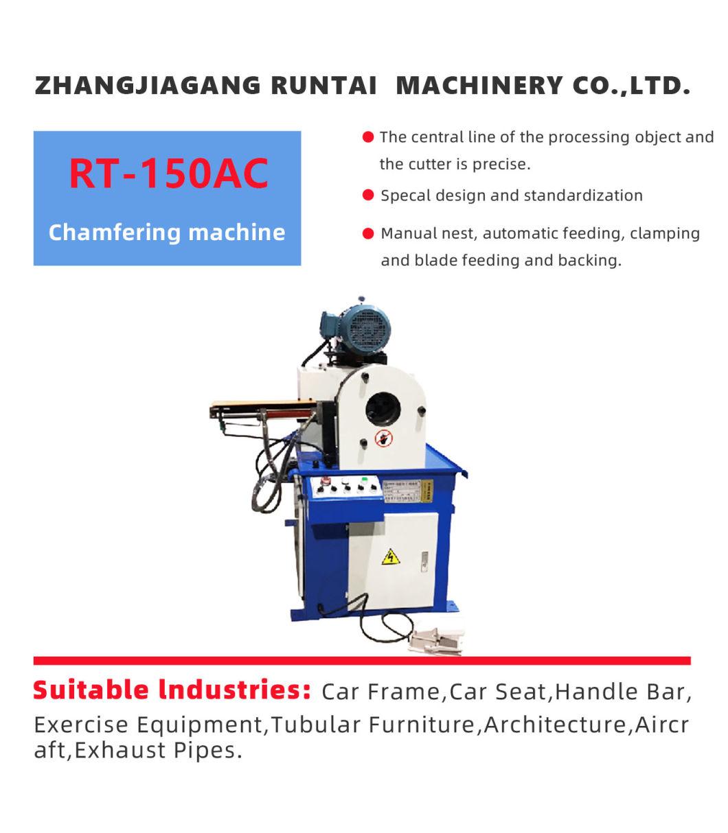 Rt-150AC Steel Bar End Deburring Chuck Single Head Chamfering Machine