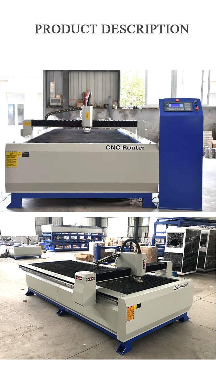 Industrial Metal Plate & Tube CNC Flame Plasma Cutting Machine 120A with Rotary Axis 1500*3000mm