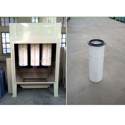 Small Electrostatic Powder Coating Spray Booth Price with Filter System
