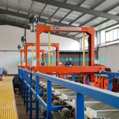 Automatic Crane Type Metal Plating Machine Electroplating Line for Zinc Nickel Chrome Plating