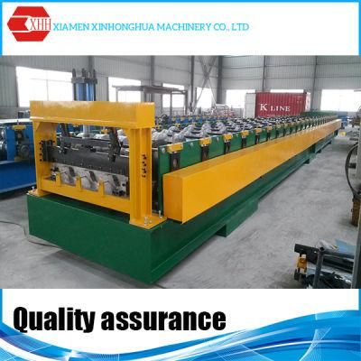 Hydraulic Press Steel Floor Metal Decking Panel Roll Forming Machine