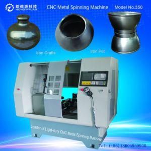 Mini Automatic CNC Metal Spinning Machine for Iron Parts (Light-duty 350B-13)