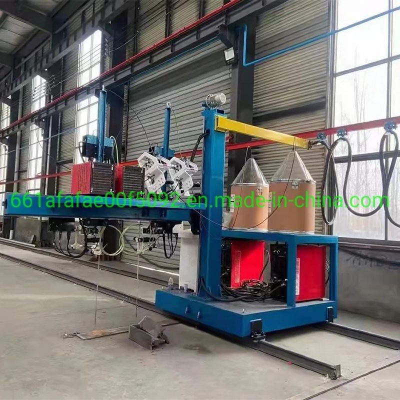 Automatic Steel Plate 40mm Flange Thickness H-Beam T Beam Straightening Machine