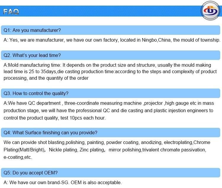 OEM/ODM High Quality Precision Machinery Aluminum Die Casting Auto Parts