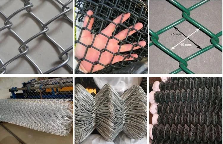 High Speed Full Automatic Galvanized Diamond Mesh Chain Link Fence Machine Price