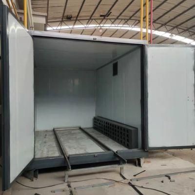 LPG Heating Powder Curing Cabin with Gas Burner