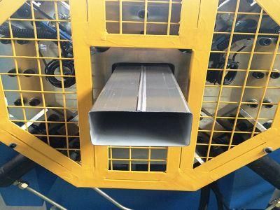Square and Rectangular Galvanized Color Steel Rain Downspout Pipe Making Machine Roll Forming Machine With Bending Machine
