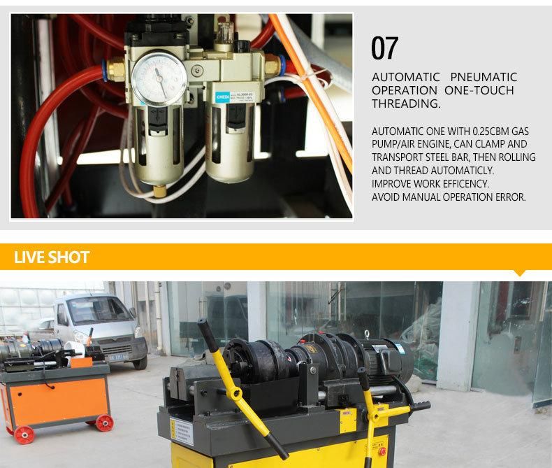 Automatic 16-40mm Hgs40 Thread Rolling Machines