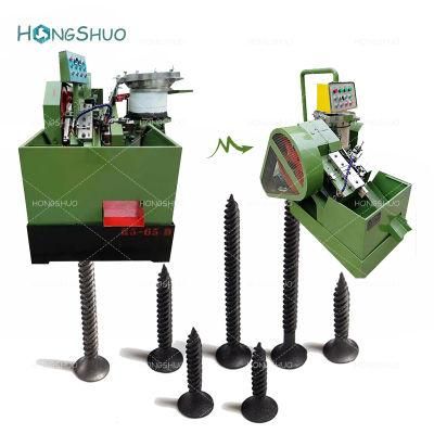 Automatic Self-Tapping Drywall MDF Wood Screw Bolt Making Machine Prices