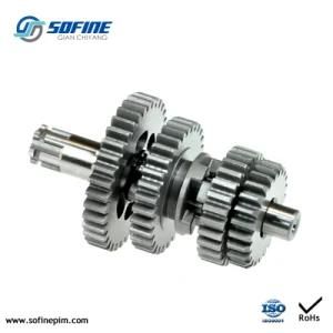 OEM Powder Metallurgy Sintered Parts Iron Based Sector Gear Shaft