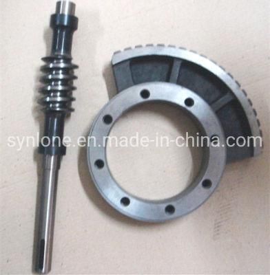 Customzied Ductile Iron Worm Wheel 20crmnti Worm Shaft for Machinery