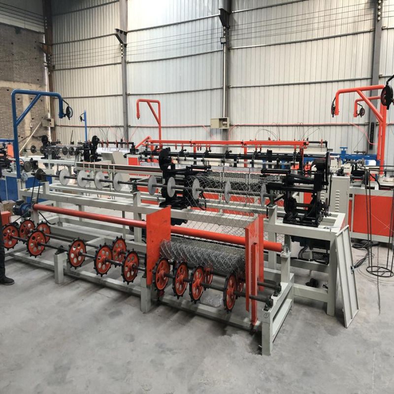 Single Wire & Double Wire Fully Automatic Chain Link Fence Machine for Diamone Mesh