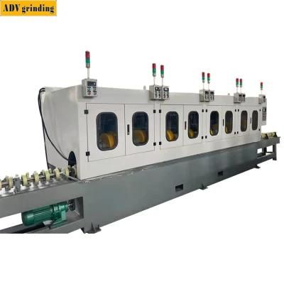 Automatic Steel Pipe Surface Cleaning Rust Removal Polishing Machine