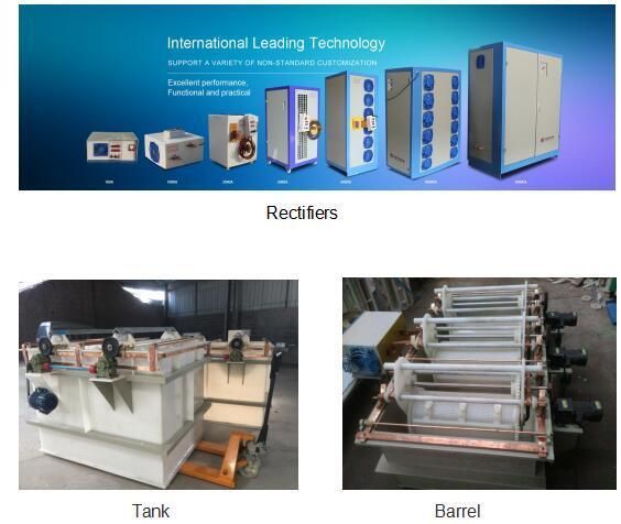 Gold, Silver, Copper, Nickle, Chrome Electroplating Machine with Electroplating Rectifier 3000A Nickel Electroplating Tank