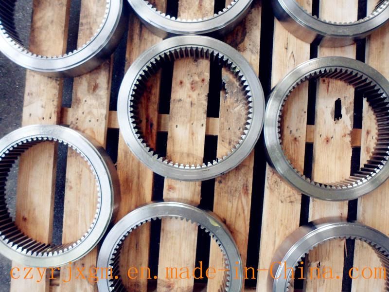 Carbon Steel Parts Hot Treatment Hydraulic Pump Gear for Rexroth Gear Ring (1045) Flange