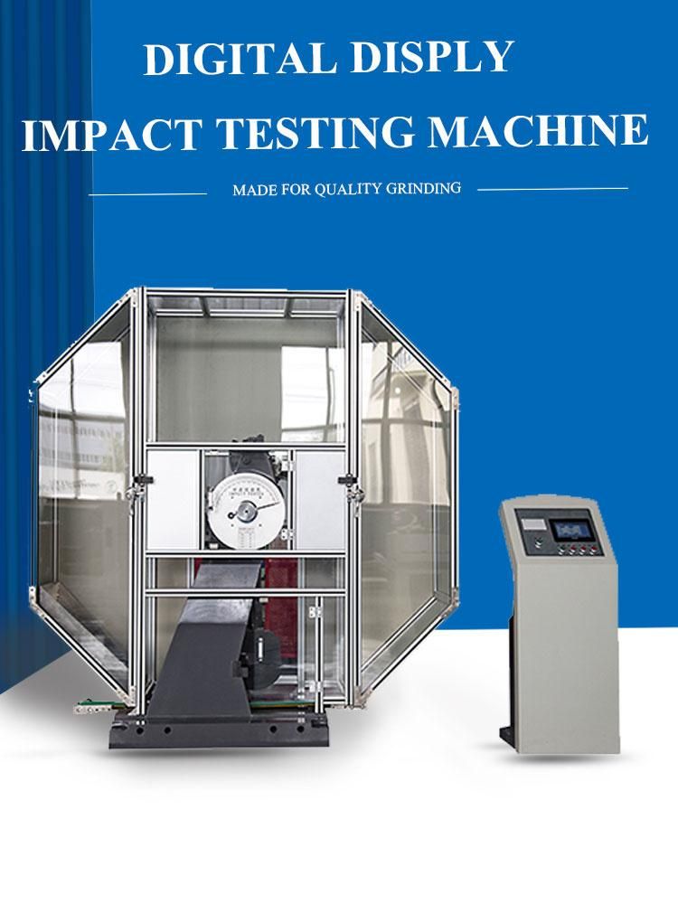 500j 750j Computerized Digital Display Plastic Metal Material Hammer Pendulum Charpy Impact Strength Testing Machine