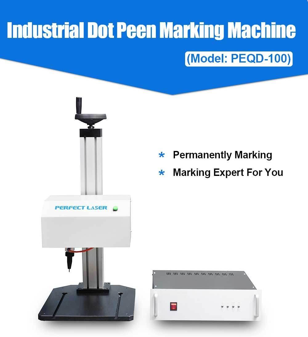 Desktop Touch Screen Metal Nameplates DOT Peen Marking Machine