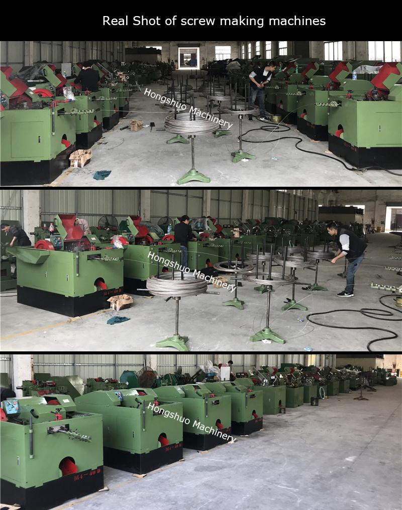 High Capacity Automatic Thread Rolling Screw Making Machine