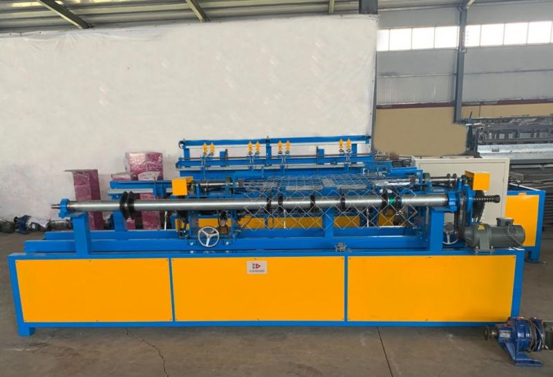 Full Automatic High Speed Single Wire Diamond Mesh Making Machine Chain Link Fence Making Machine for Protecting Fence