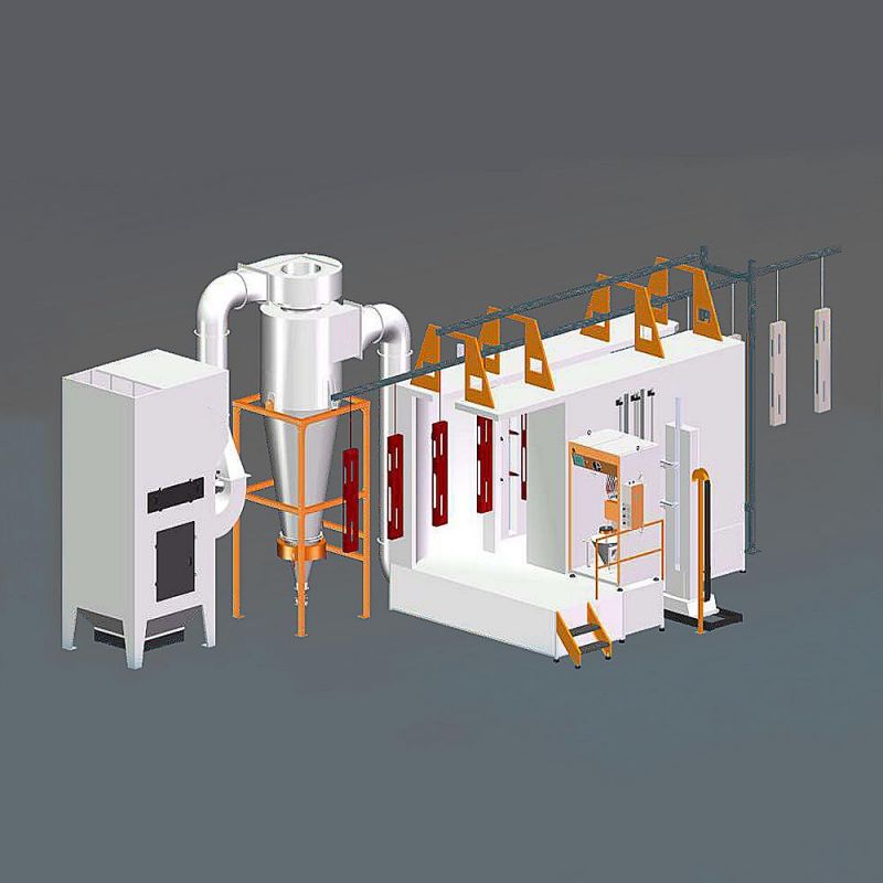 Electrostatic Powder Sprayer & Painting Machine for Aluminium Steel Section