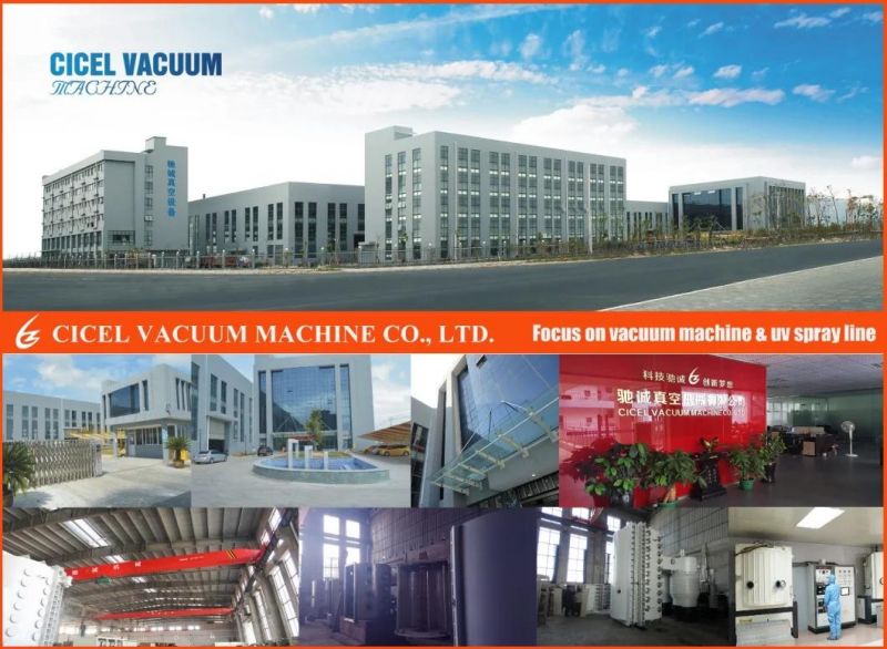 Ce Certified Glass Mirror Box Type Vacuum Aluminium Metallizng Machine for ABS Plastic Substrate