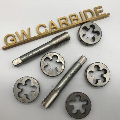 Gw Carbide - M16X1.25 Tungsten Steel Left Hand Screw Cutting Tool Straight Tap and Die with High Resistance and Good Quality
