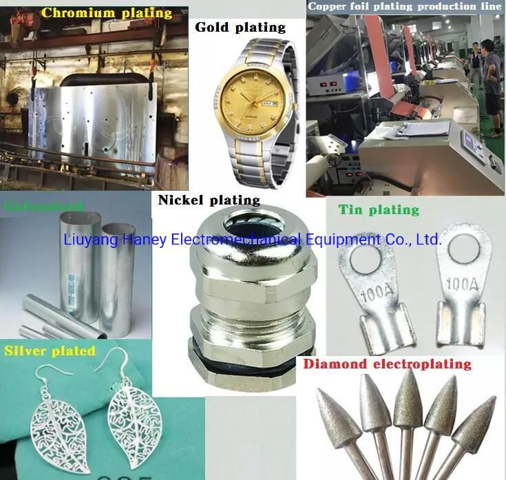 Haney 16V 5000A Metal Electroplating Production Line Nickel Barrel Plating Machine
