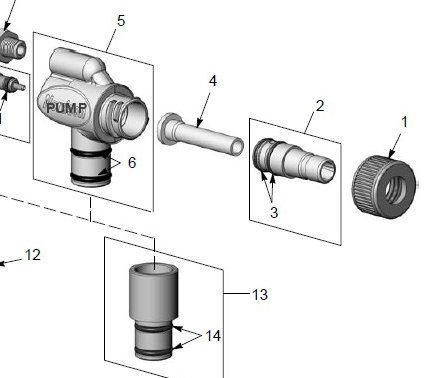 Pump Throat Teflon for Powder Injector