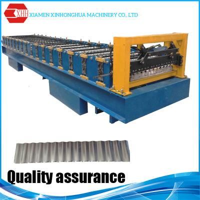 Aluminium Corrugated Roofing Roll Forming Machine (Yx19-76.2-762/838)