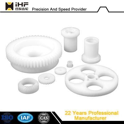 Ihf Pinion Plastic Gears Manufacturing Small Delrin POM Spur Gear for Conservancy Machinery