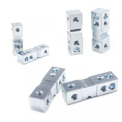 High Quality CNC Milling Stainless Steel Sensor Water Manifold Mounting Block