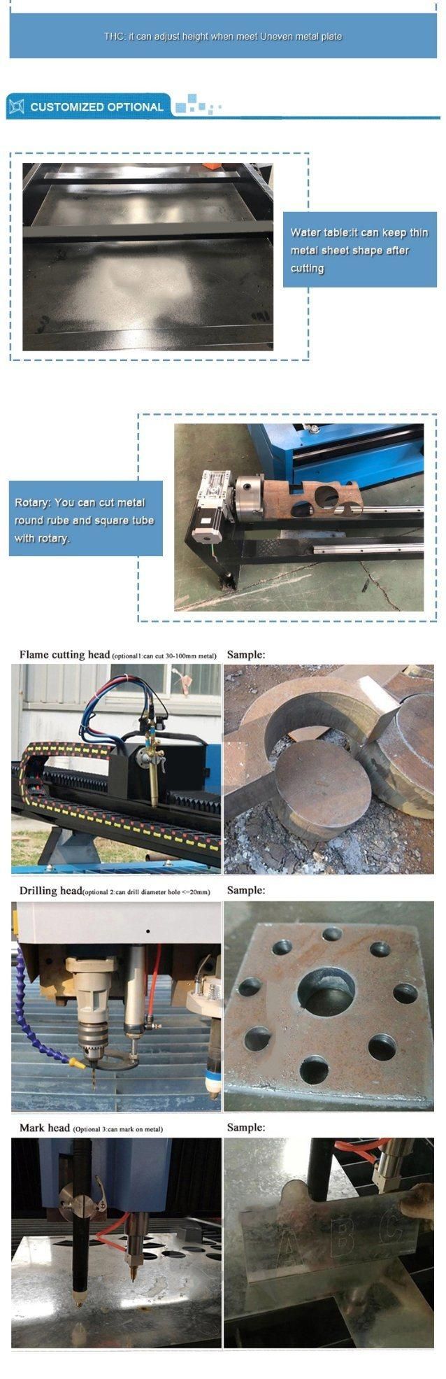 High Quality Best CNC Portable Plasma Cutter Machine Factory Price