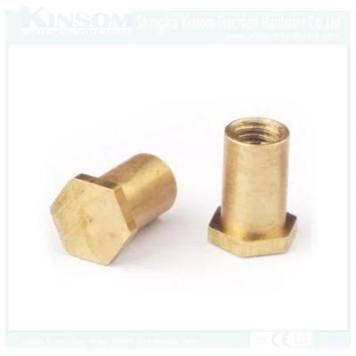Metal CNC Machinery Parts Knurled Nut /Insert Threaded Decorative Embedded Nuts