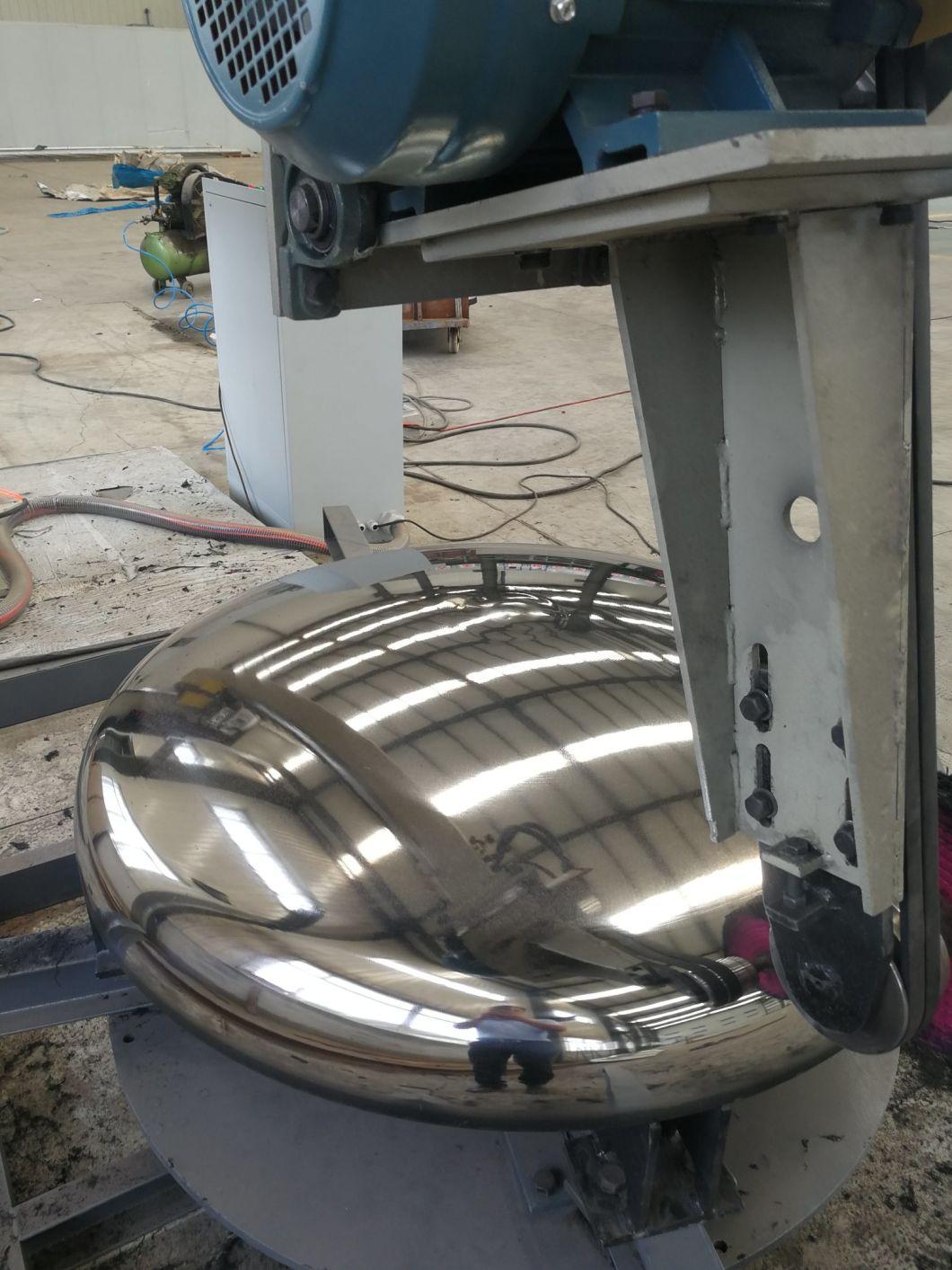 Progromable Dish Head Grinding and Polishing Machine to Achieve Mirror Effective