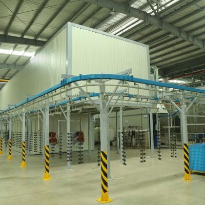 Automatic Electrocoating Powder Coating Spray Production Line