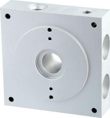 Aluminum CNC Process Central Manifold Block