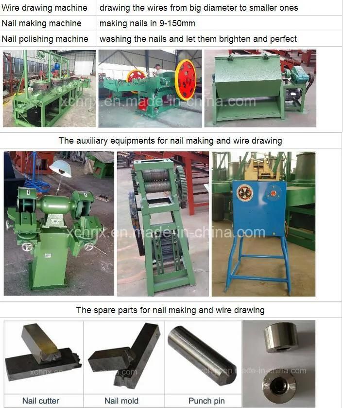 First Grade Factory Nail Machine for Producing All Sizes Nails