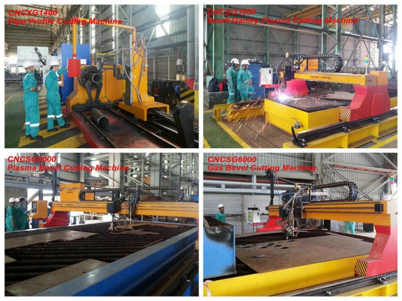 Metal Sheet 3D True Hole CNC Plasma Bevel Cutting Machine