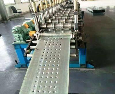 Building Material Perforated Steel Aluminum Scaffold Platform Plate Roll Forming Machine Walk Plate Roll Former