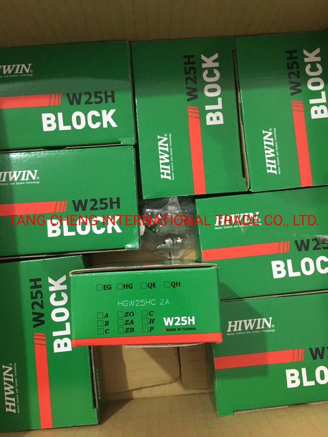Hiwin Original Linear Guide HGH25cazac Block for Cutting Machine