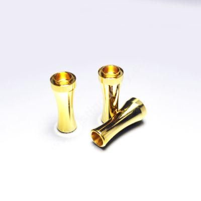 OEM CNC Micro Machining Gold Plated E-Cigarette Part for Luxury E-Cigarette