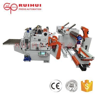 Punch Feeder Stamping Automatic Mechanical Equipment Uncoiling and Leveling Feeding Machine 3 in 1 Feeding Machine Sheet 3 in 1 Feeding Machine