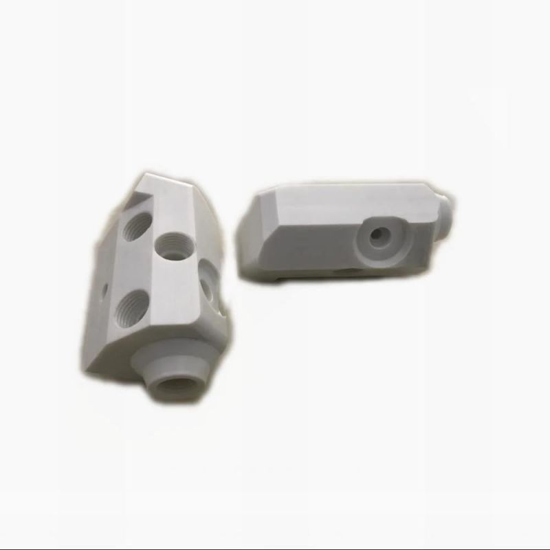 Precision CNC Machining Peek/Delrin POM/Pet Plastic Manifold Parts