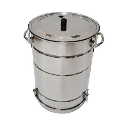 Powder Tank Stainless Steel Powder Bucket for Powder Coating Storage